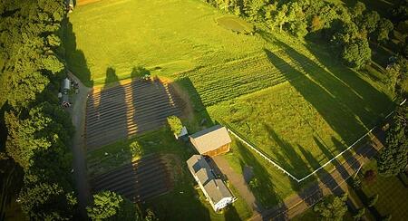 Oxen Hill Farm Aerial | Boston Organics
