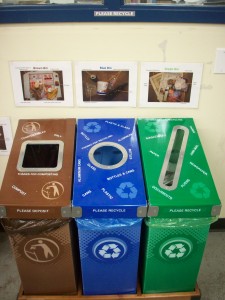 Breakroom Recycling and Composting Stations