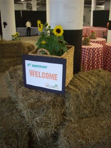 Boston Organics Welcome Sign