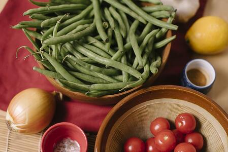 Green Beans and Cherry Tomatoes | Boston Organics