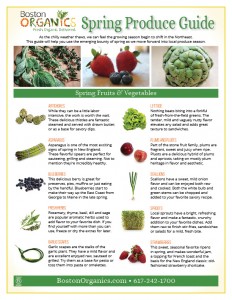 an image from the blogpost Seasonal Spring Produce Guide