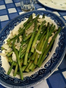 Asparagus with Shaved Parmagiano - LJ Glatzer