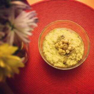 Hummus Flowers