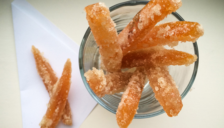 Candied Grapefruit Peel | Boston Organics