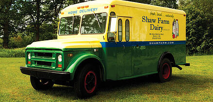 Shaw Farm dairy truck