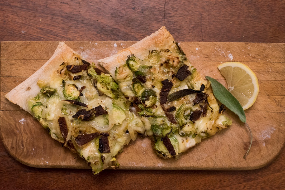 Boston Organics - Brussel Sprout Pancetta Flatbread