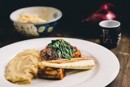 Boston Organics - Miso-Glazed Tofu with Parsnips Two Ways