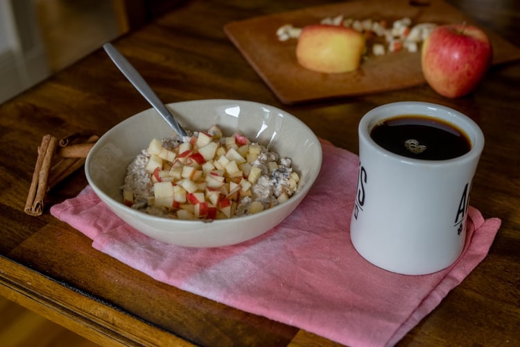 Apple Cinnamon Overnight Oats