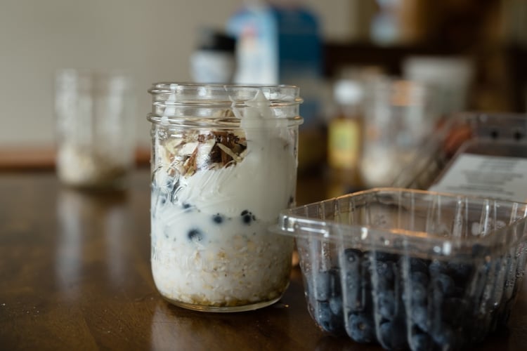 Blueberry Overnight Oats