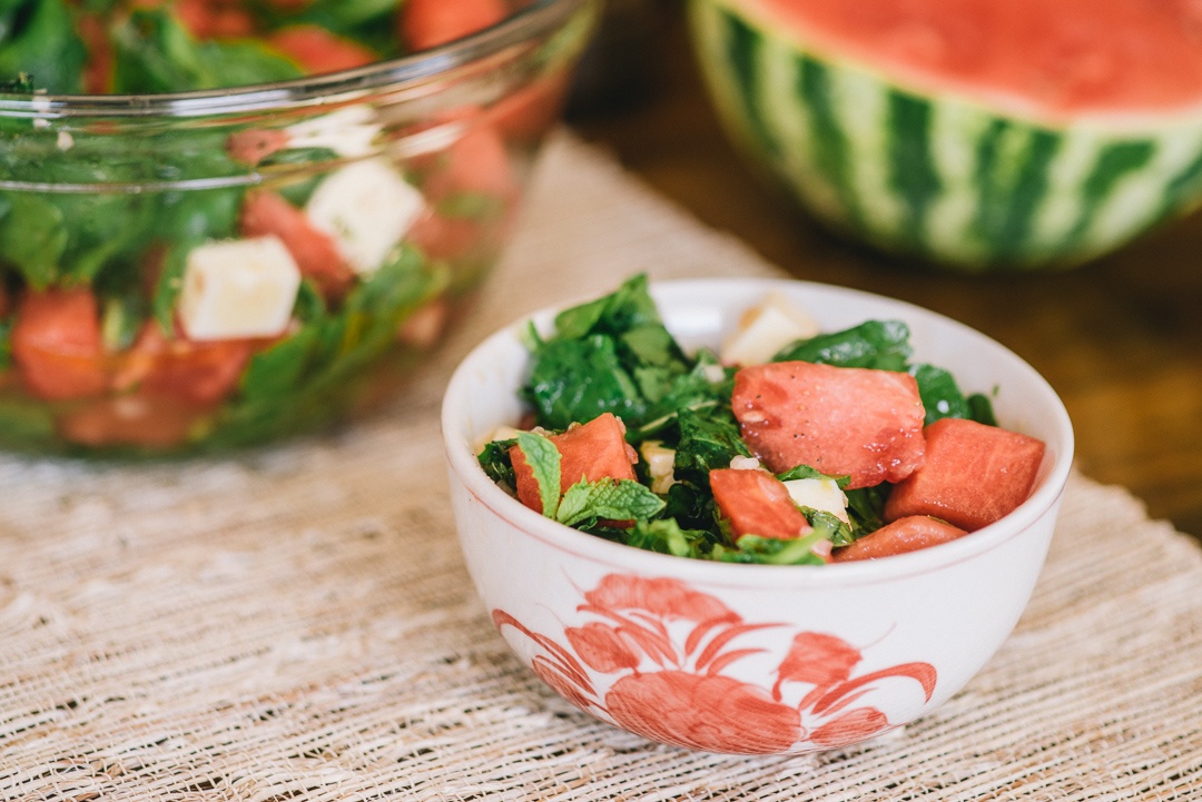 Boston Organics - Watermelon, Arugula and Feta Salad