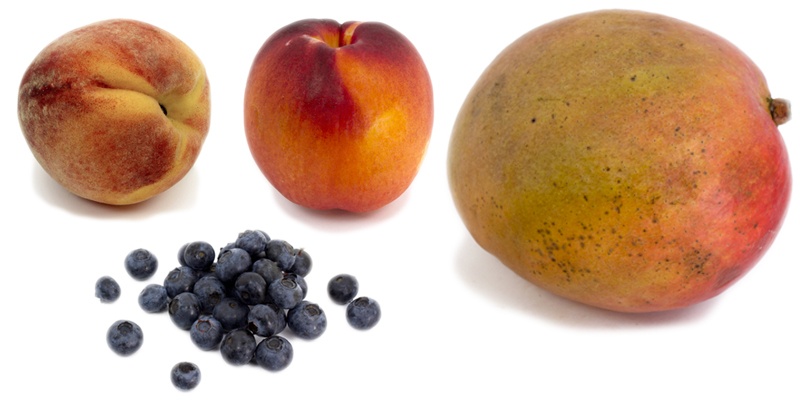 Four Organic Fruits