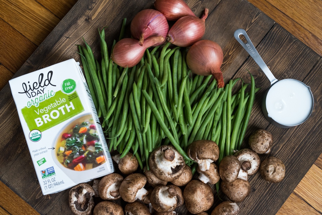 Boston Organics - Green Bean Casserole Ingredients