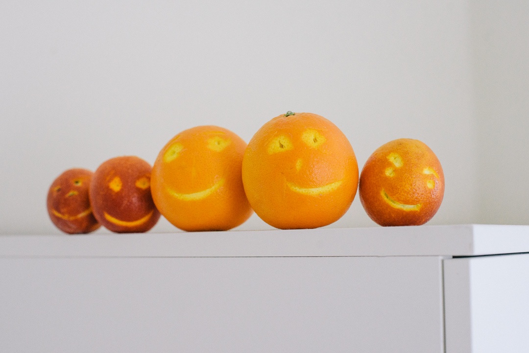Boston Organics - Silly Orange Faces Boston Organics - Silly Orange Faces