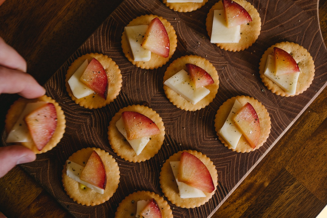 Plum Pepper Jack Bites