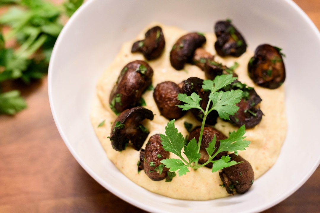 Boston Organics - Creamy Polenta with Roasted Mushrooms