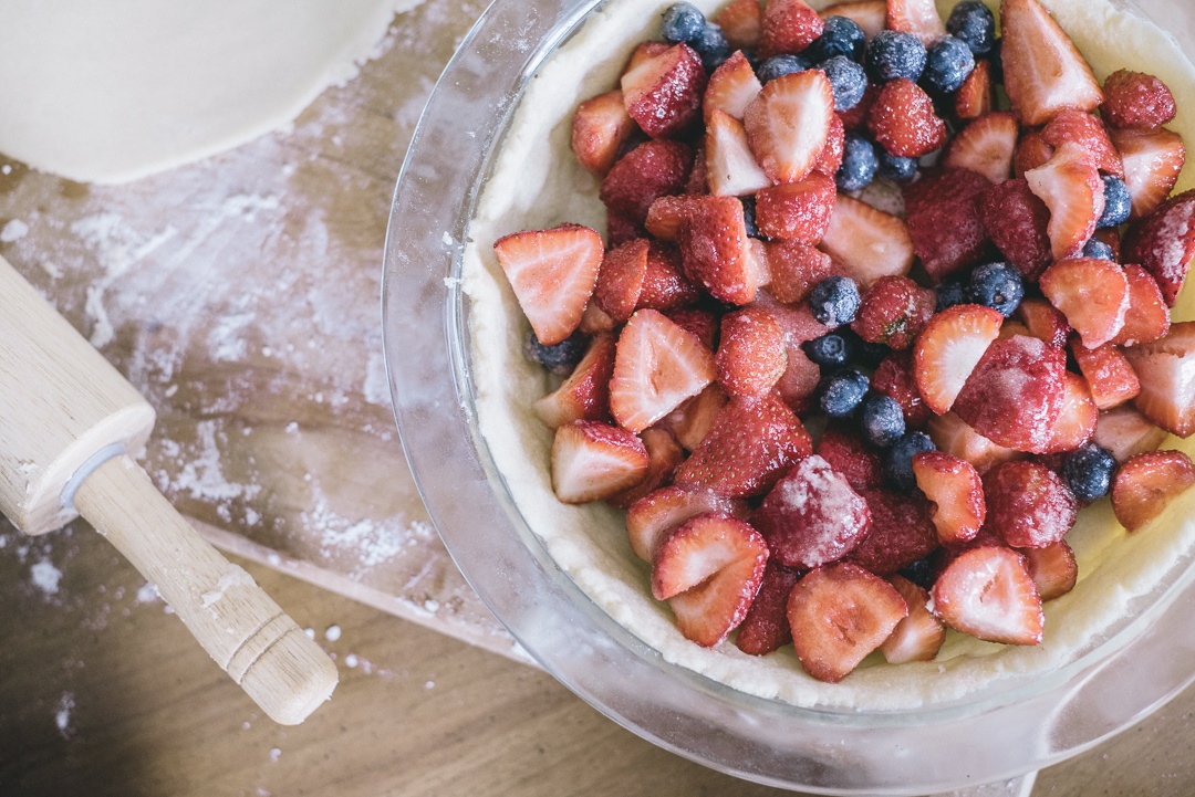 Strawberry Blueberry Pie