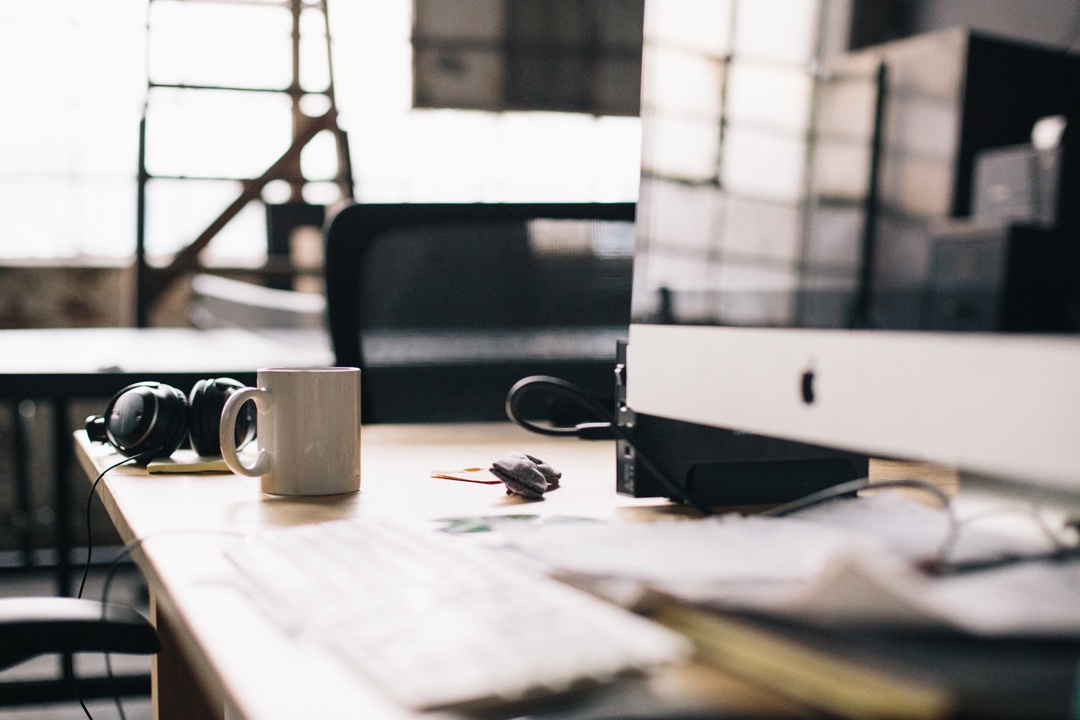 Take a moment to breathe at the start of the work day. 