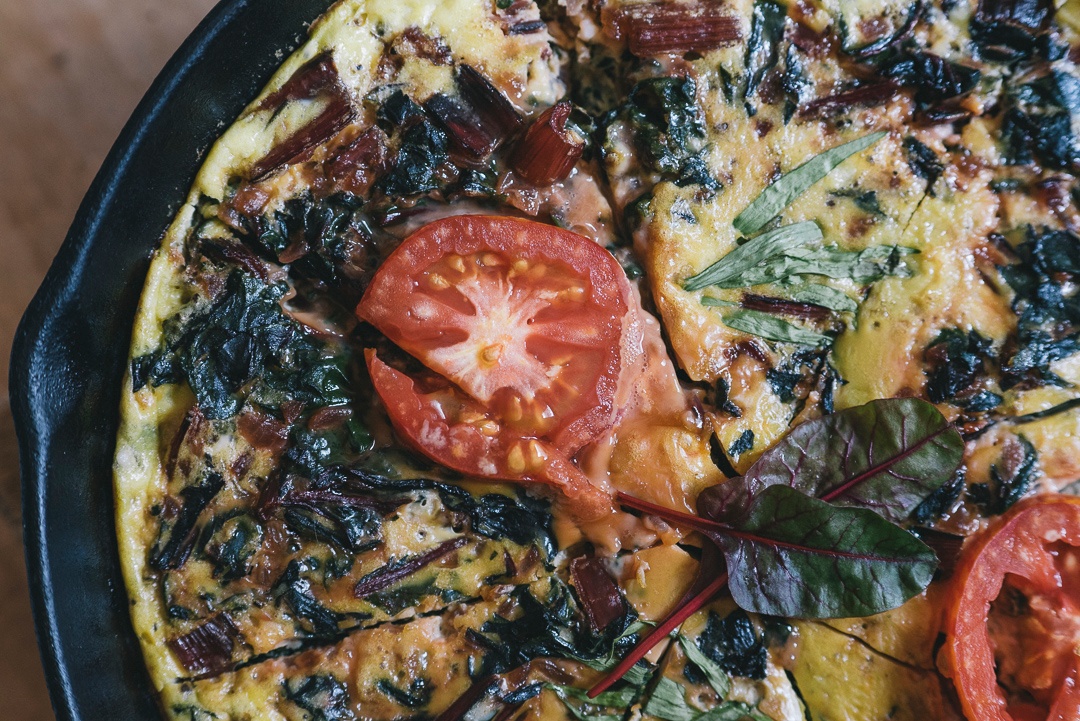 Boston Organics - Swiss Chard Frittata