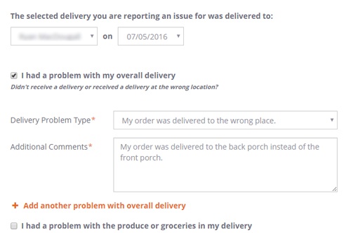 Overall Delivery Issue