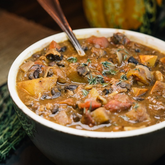 chorizo-black-bean-and-kabocha-squash-chili