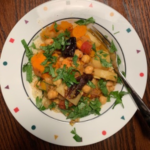 an image from the blogpost Refresh Your Routine: 'Round the World with Winter Vegetables - Moroccan Tagine