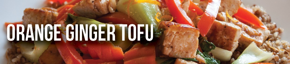 Orange Ginger Tofu