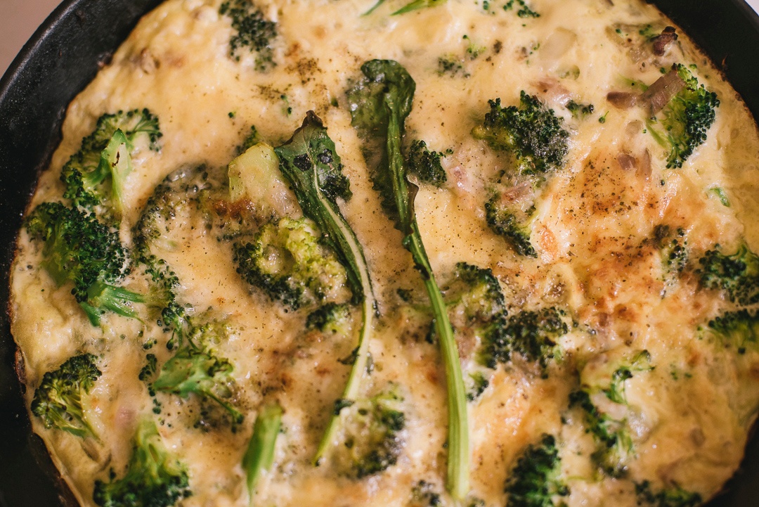 Broccoli Cheese Frittata