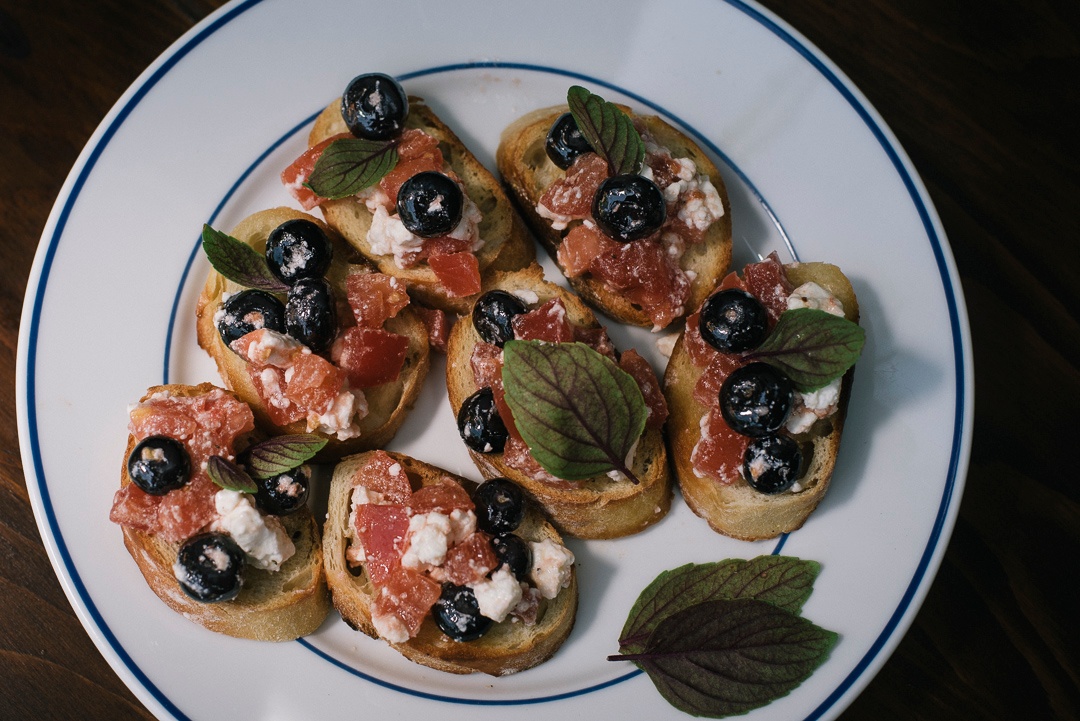 Blueberry Bruschetta | Boston Organics