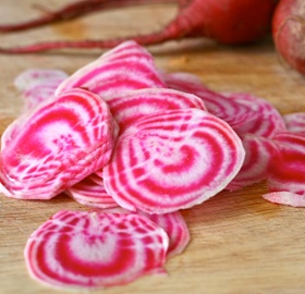 an image from the blogpost What is a Chioggia Beet?